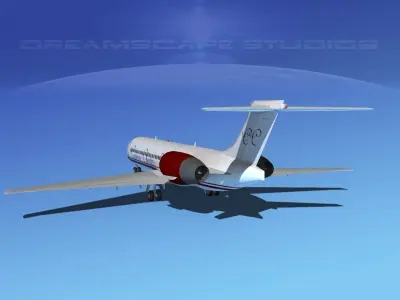 Boeing 717-200 Cannon Charter 3D model