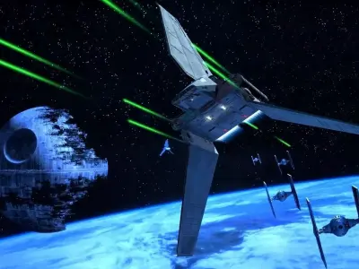 Space Shuttle Tydirium Star Wars 3D model
