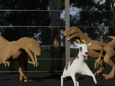JP Velociraptor By BluRaptorMsv Free low-poly 3D model