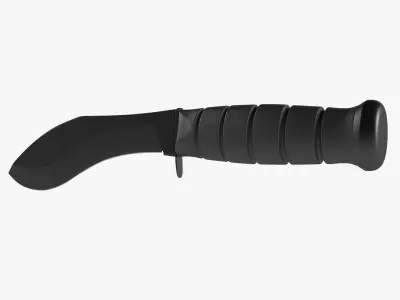 Kukri Knife 3D model get