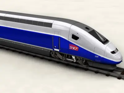 TGV Duplex 3D model