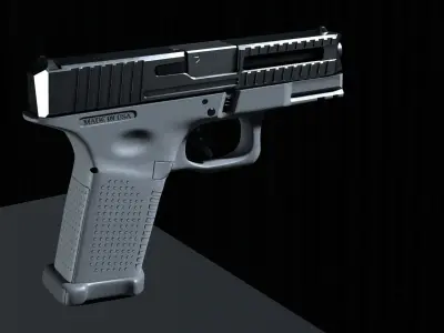ltd19 lone wolf Low-poly 3D model