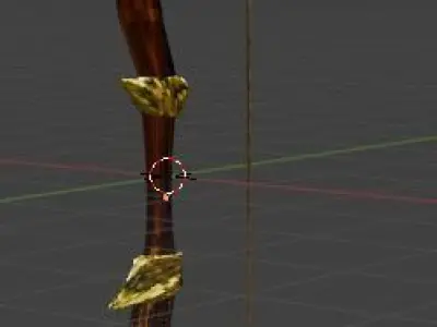 ancient indian bow 3D model