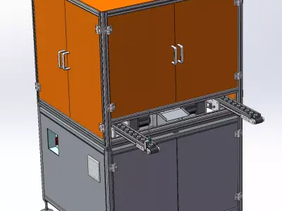 Stator core shaping inspection machine 3D model
