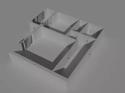 House floor plan of room Free 3D model