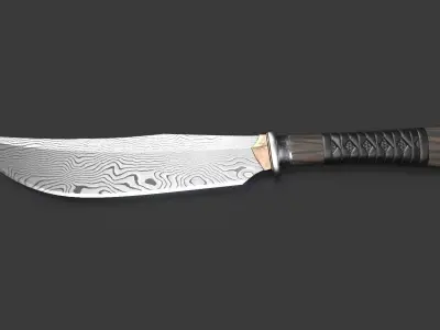 Hunting knife 3D model order