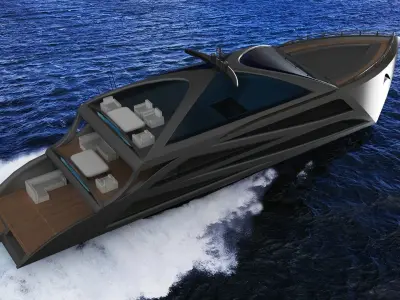 Yacht Concept 3D model