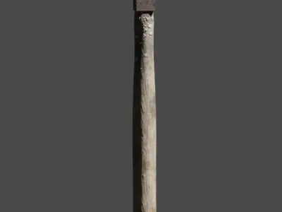 Hammer Free low-poly 3D model 2