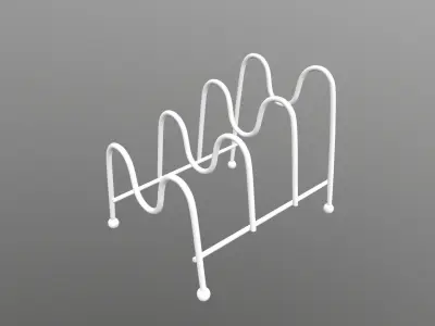 Commodity Shelf Storage Rack 3D model