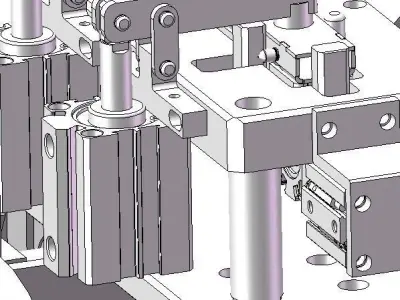 machine industry industrial equipment manufacture production 3D model V1