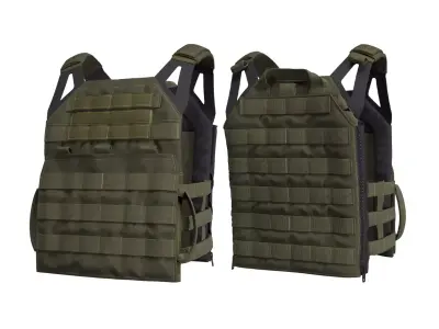Military Plate Carrier Bulletproof Vest Crye JPG 2 - Marvelous 3D model