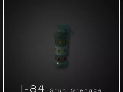 I-84 Stun Grenade Low-poly 3D model