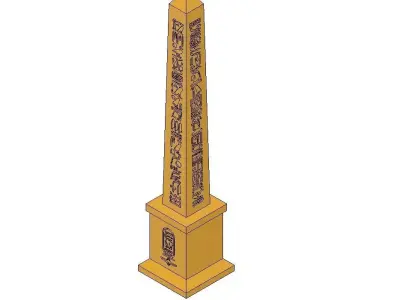 Egyptian obelisk  3D model