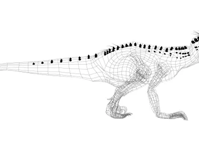 Indoraptor dinosaur 3D model