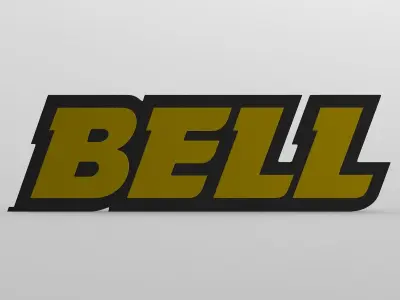 bell logo 3D model