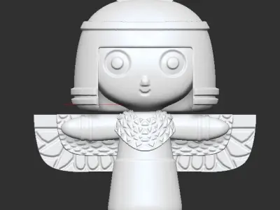 Goddess Isis HQ 3D printable 3D model