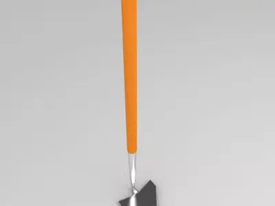 Garden hoe 3d model  3D model