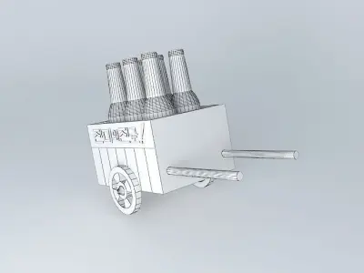 Soju Cart Free 3D model