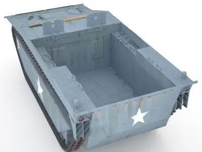 LVT 4 US - Guadalcanal 3D model