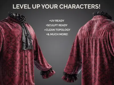 10 Heroic And Historic Shirts And Tunics 3D model