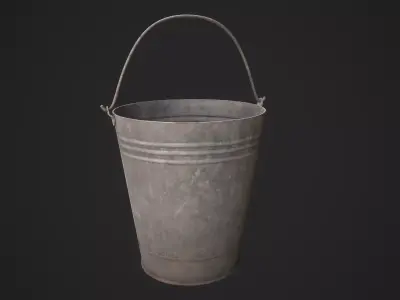 Bucket  Free low-poly 3D model