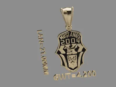 FASHION PENDANT 3D model