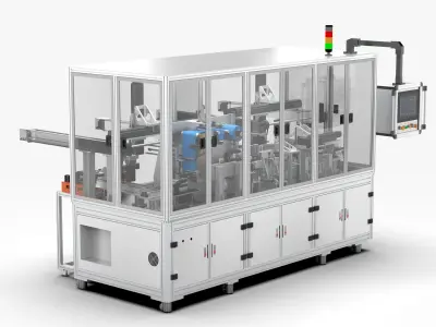 Automatic Battery Tray Loading and Unloading Coating Machine 3D model purchase