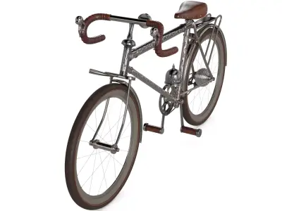 Traditional Road Bike 3D model purchase