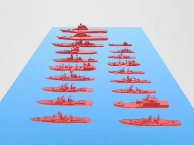 soviet naval package 3D print model