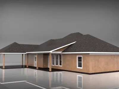 Private House  3D model buy