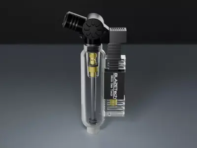 Gas Torch Low-poly 3D model purchase