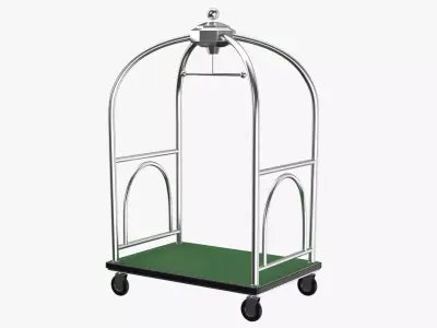 Hotel Cart 02 3D model purchase