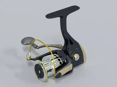 fishing reel 3D model buy