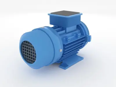 Highly detailed 1MW generator by RICHARD HIND Free low-poly 3D model