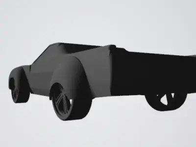 gangster car Free 3D print model