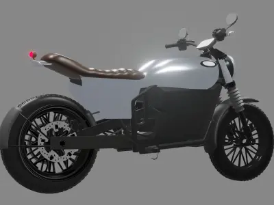 Jab style Electric Motorcycle 3D model