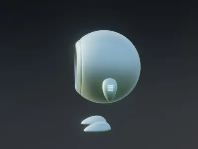 Robot  3D model 2