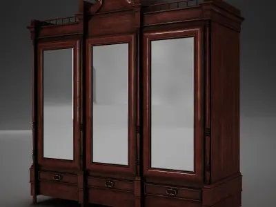 Antique Dresser 3D model