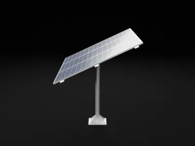 Solar Panel 3D Model Low-poly 3D model