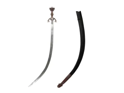 Pulwar sword 3D model