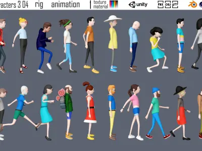  cartoon characters 3 04 