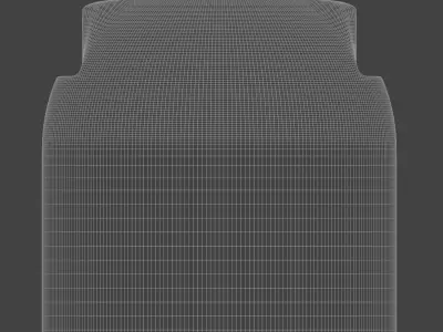 Glass recycling bin 3D model