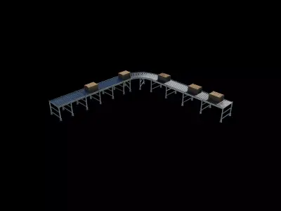 Conveyor belt 3D model get