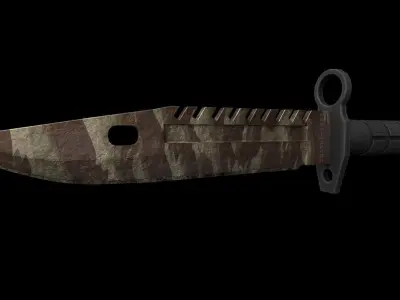 GAME READY - BAYONET KNIFE - ASSET Low-poly 3D model