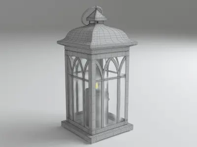 Candle Lamp 3D model