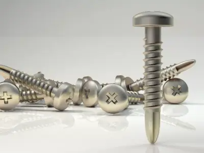 3D Screw Model Clear Model Printable 3D print model
