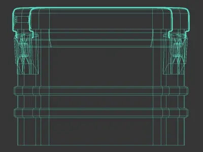 Ammo case Low-poly 3D model