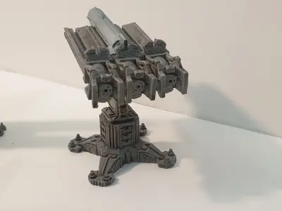 Rocket launcher Free 3D model
