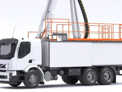 Vestergaard Elephant Beta Aircraft Deicing Vehicle 3D model