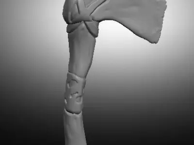 Hatchet Axe Free low-poly 3D model get